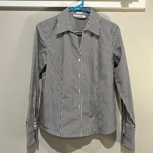 Calvin Klein fitted striped long sleeve